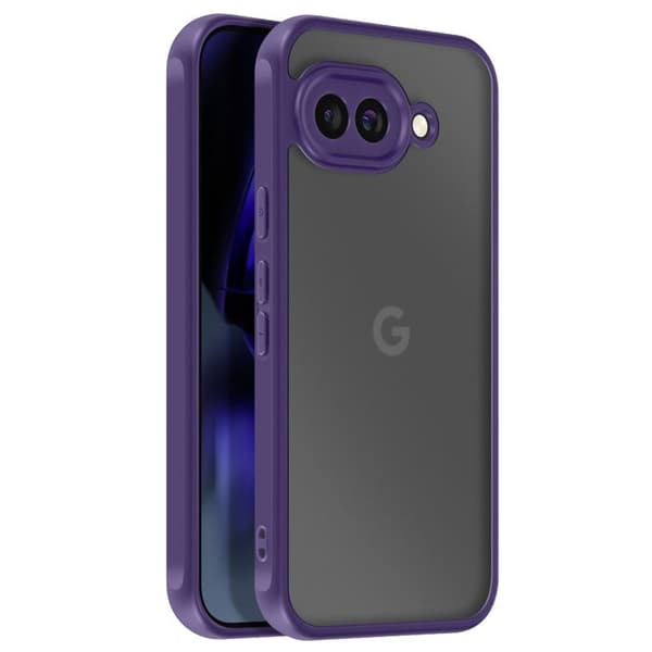 Støtsikkert deksel - Google - Pixel 9a - Lilla - Sklisikker overflate - Forsterkede hjørner