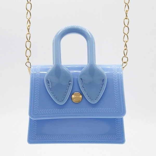 Mini Crossbody Taske til Piger, Lille Sød Skuldertaske, Egnet til Småbørn, Teenagere Håndtasker blå blue