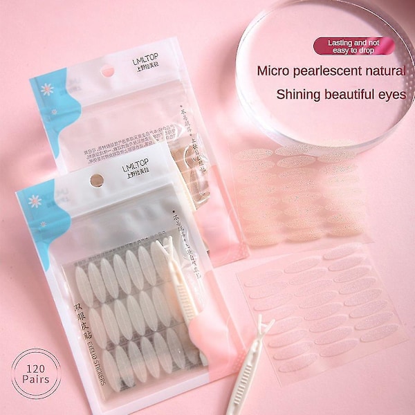 Øyelokktape Øyeløft Dobbel Øyelokk Klistremerke Klar Beige Farge Usynlig Brett Øyelokk Stripe Naturlig Store Øyne Sminke Skjønnhetsverktøy - H 360pcs M