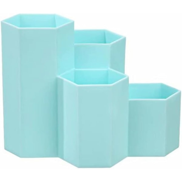 Hexagonal pennhållare, plast hexagonal pennhållare, multifunktionell