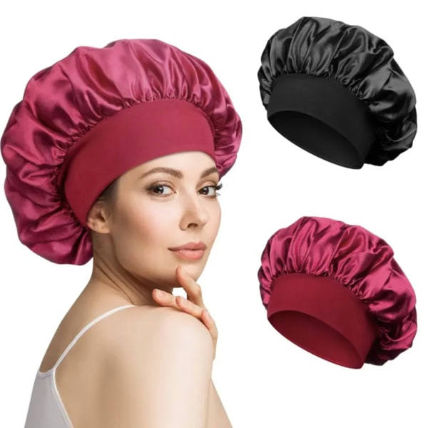 Lyxig sovhatt i satin - Optimal sömnkomfort red