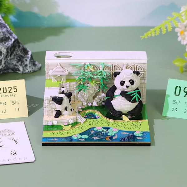 Time Piece Kalender 2026 Skrivebordskalender 3D Avrivningskalender Pa A