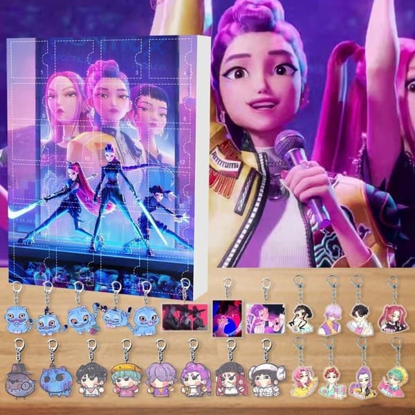 24 deler koreansk popmusikk Devil Hunter actionfigur blindboks anime spillpynt - Perfekt A6