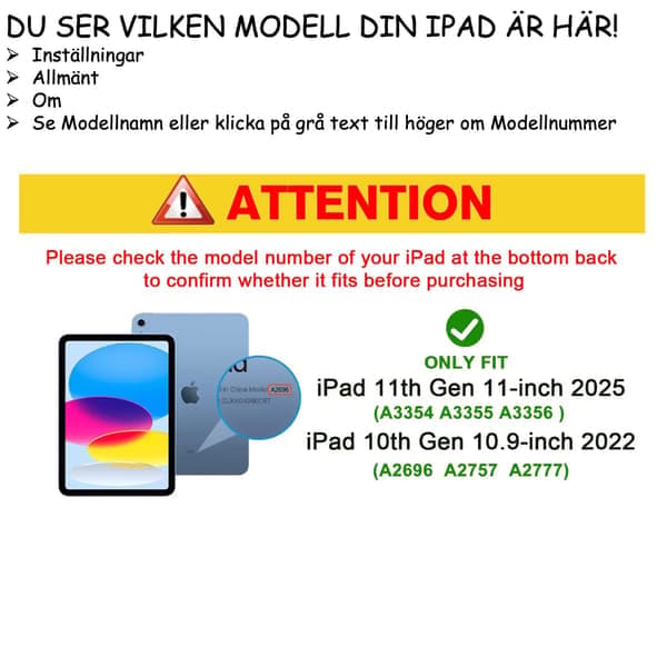 Silikondeksel iPad (A16) 2025 11 tommer gen 11 deksel - Grå Grå Ipad A16 (2025)