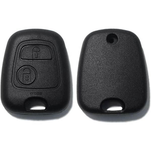 1 stk. erstatningsnøglefob 2 knapper til Citroen Peugeot 206 Slot