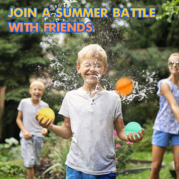 Återanvändbara vattenballonger, sommarleksaker för barn 24 st 24 Pcs