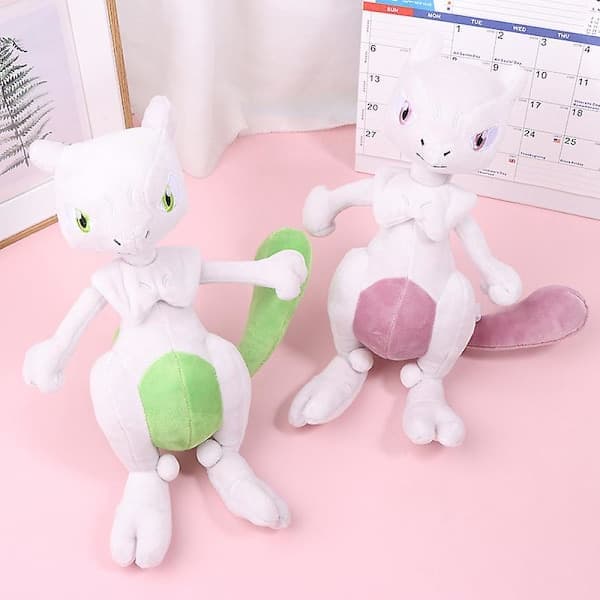 Myke leker Anime Mewtwo stående kosedyr samleobjekter dukker julegave
