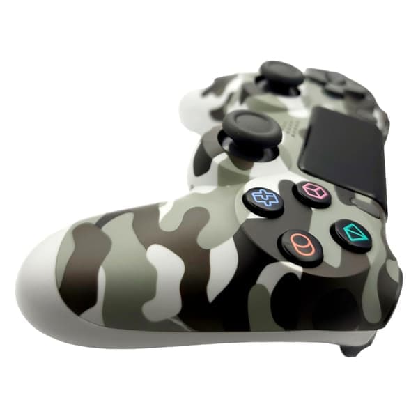Trådløs controller dobbelt vibrationsspil joystick controller til PS4 Controller/Slim/Pro, kompatibel med PS4-konsol camouflage grå Camouflage Grey