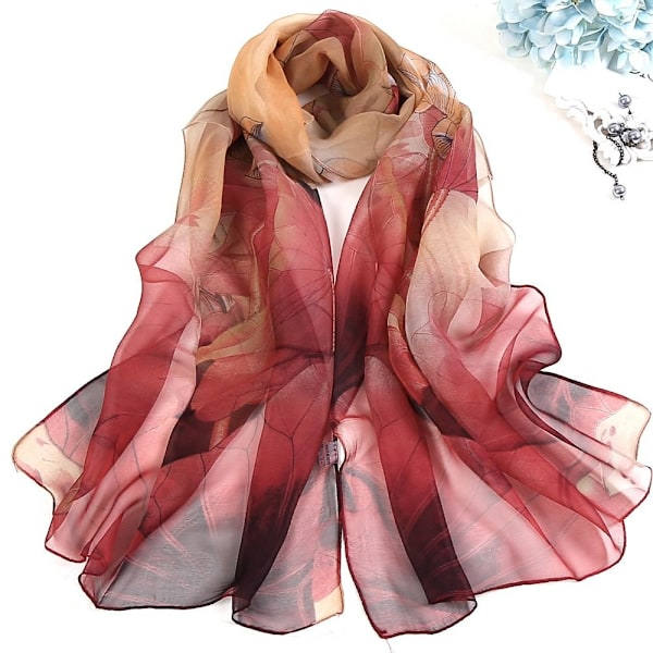 Chiffon Sjaler Langt Sjal - TOP1 7 7