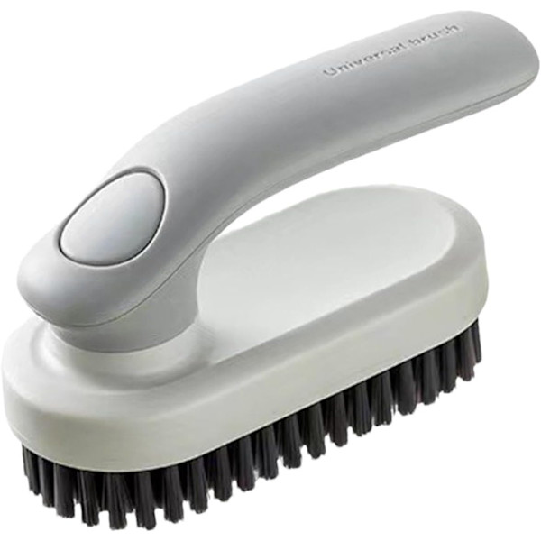 Børste for sko | Vaskeri Husholdning Myk bust Scrubber | Sammenleggbart håndtaksdesign, Klær skrubbebørste for tepper, plysjleker White
