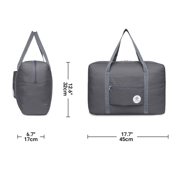 Easyjet Airlines Kabinbag 45x36x20 Underseat Foldable Reisebag Holdall Tote Håndbagasje Overnatting for Kvinner og Menn 25L