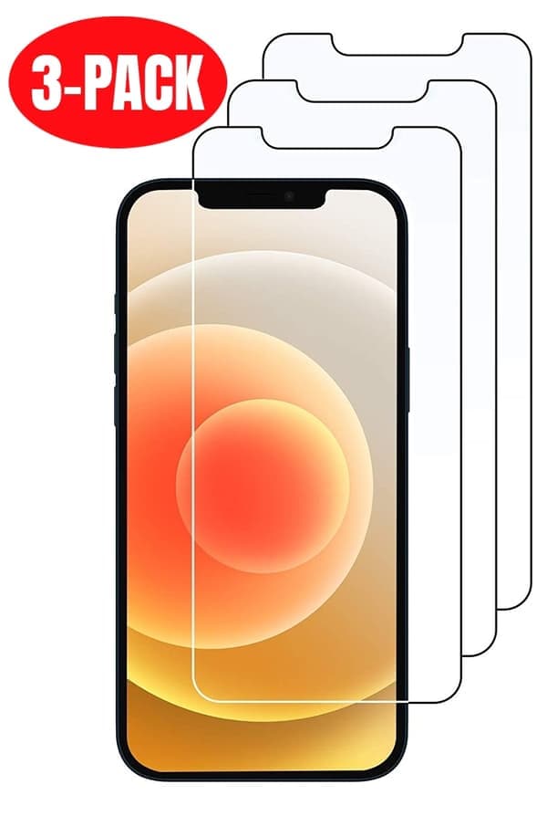 [3-PACK] Kompatibel skjermbeskytter i herdet glass til iPhone 12/12 Pro 60