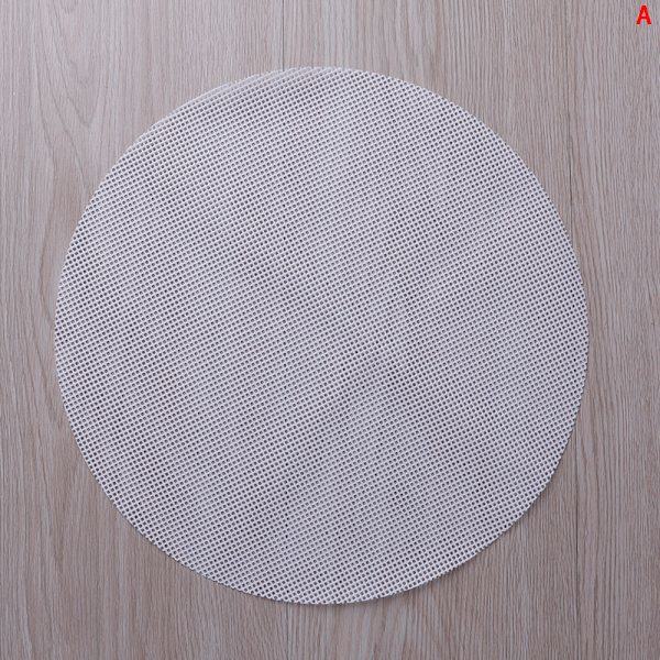 Runde non-stick mesh bageunderlag Steamer Pad DA 28cm A 28cm