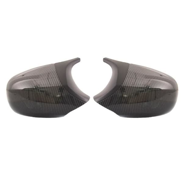 Svart - Backspegelkåpa för bil, för BMW E90 E91 2005-2007, E92 E93 2006-2009, M3-stil