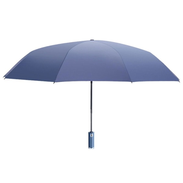 Automaattinen kokoontaittuva sateenvarjo sisäänrakennettu LED-valo 10 jalkaa sade- ja aurinkovarjot sateeseen aurinkoisina päivinä yöaikaan ulkona matkoilla 10 bone dark