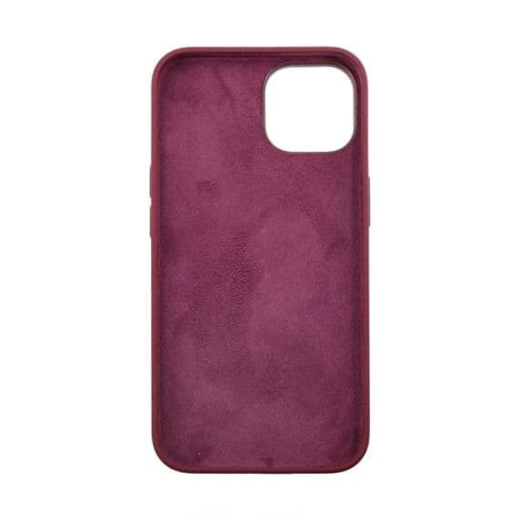 Kompatibel med iPhone 15 Plus Silikonecover - Rød