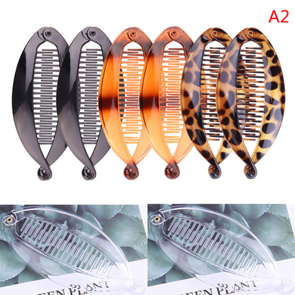 1Set Kala Muotoinen Hiukset Kynsi Klipsit Banaani Barrettes Hiukset A2 A2