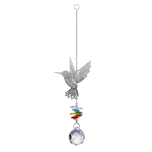 Hummingbird Hængende Suncatcher Krystalglas Prismer Ornament Have Home Decor Gave