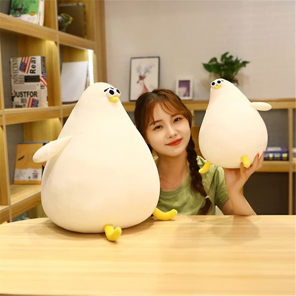 26/40cm Simuloitu Emokana Doll, Hauska Paksu Kana Pehmolelu, Söpö Piirretty Kana Tyyny, Luova Lahja