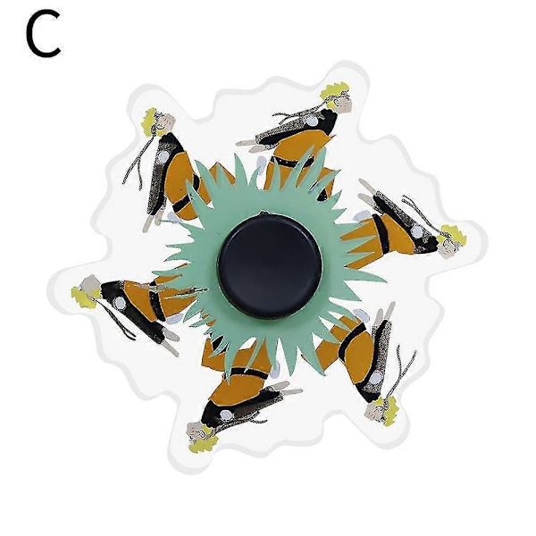 Fidget Spinner Anime Springande Fingertoppsgyro Stressreducerande Fidget Hand Spinner Fokusleksak Naruto