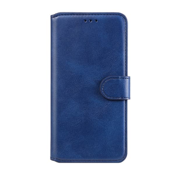 Kompatibel med Samsung Galaxy A32 5G - Klassiskt läderfodral - Blå Blå Blue Bl\u00e5
