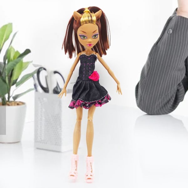 Haloppe Monsters Doll Utsøkt utførelse Dekorativ Funny Girl Monsters High Doll til gave