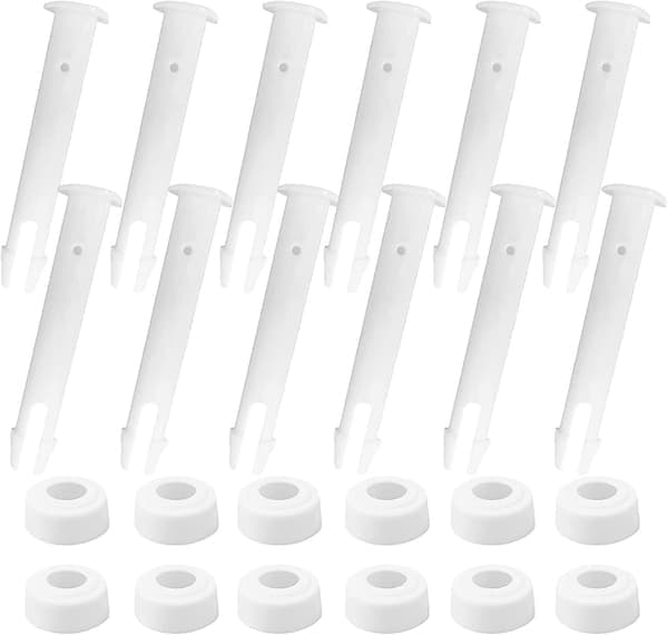 12 st Poolstift, Ersättningsstift, Plastpooltätningar, Plaststift, Pooltätningar, Stift för Poolram, Pooltätningsstift (12 st)