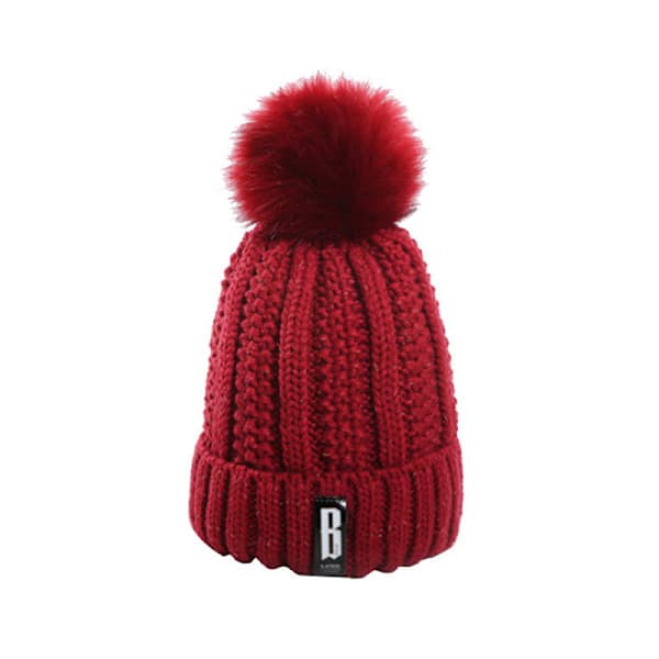 Vinterstickad Halsduk Hatt Set Tjocka Varma Skullies Mössor Hattar F A5 one size A5