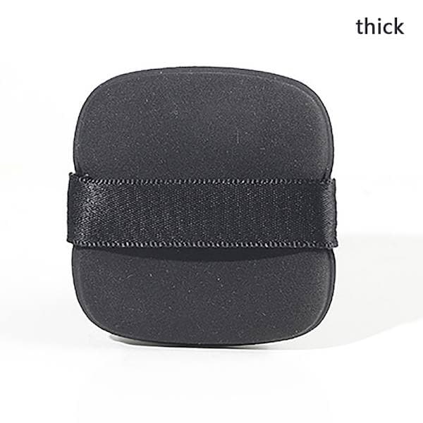 Genanvendelig Makeup Puff Sæt Luft Pude Svamp Kosmetisk Puff Makeu Sort tyk Black thick