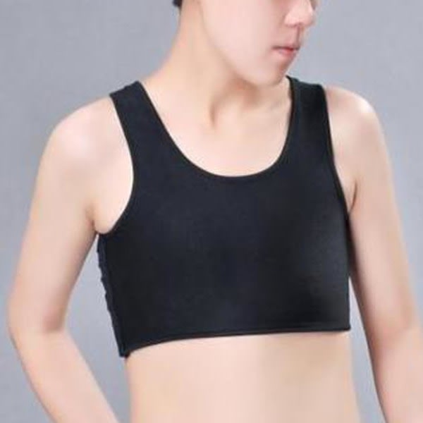 Fashion Compression Bra Women Sleeveless Vest Loose Short Tank Top