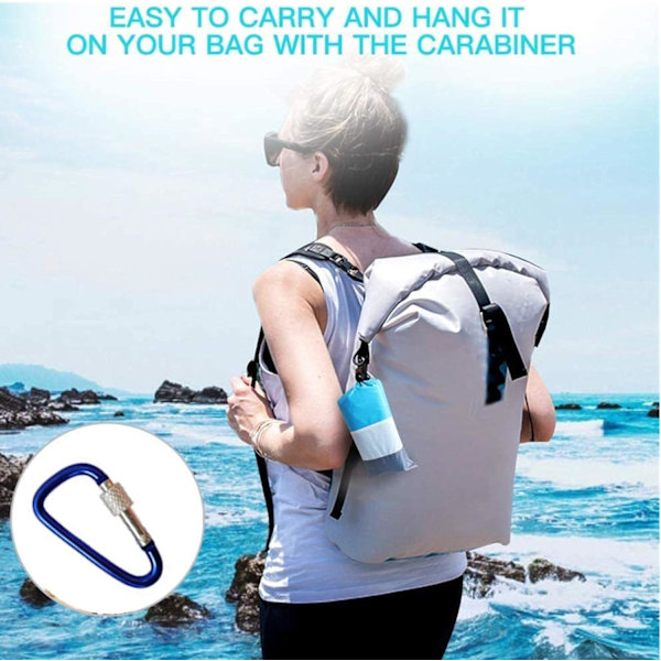Oversized strandteppe piknikteppe vanntett vaskbar strandmatte med 4 pinner strandteppe for strandpark camping fotturer