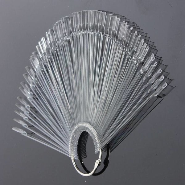 Visningstips, fleksibelt prøvekart / display med tips i plexiglass