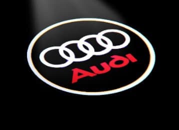 2x LED kompatibel med Audi dørlys logo projektorer Lysmodel 3