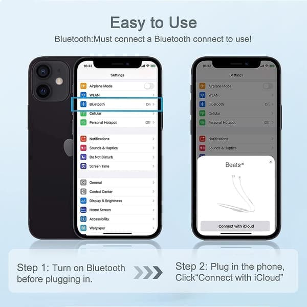 Kablede hodetelefoner kompatible med iPhone, kablede hodetelefoner, ørepropper