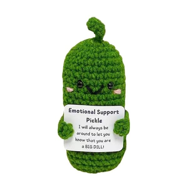 Håndlaget emosjonell støtte syltet agurk gave A4 onesie