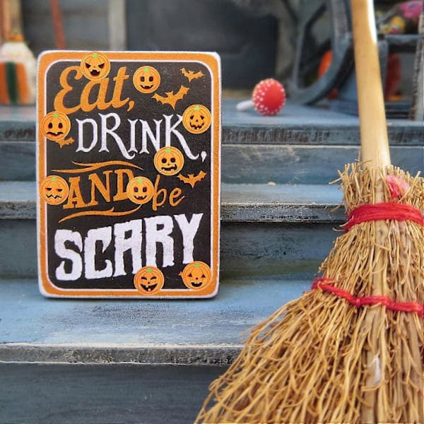 Halloween gresskar klistremerker 500 stk rull for sesongbasert dekorasjon