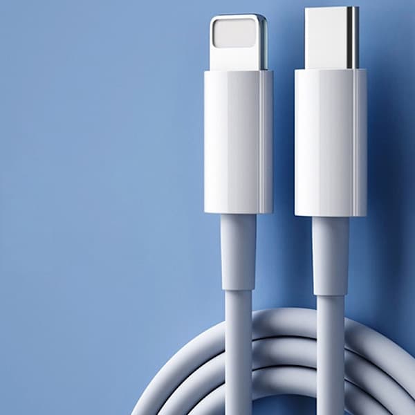 Typ C Snabbkabel PD Snabbladdningsladdare Kabel Sladd Datakabel Vit 2M 2M