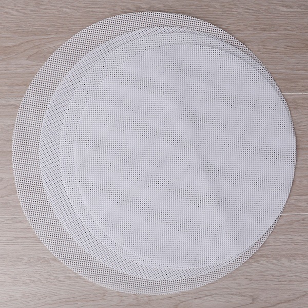 Runde non-stick mesh bageunderlag Steamer Pad DA 28cm A 28cm