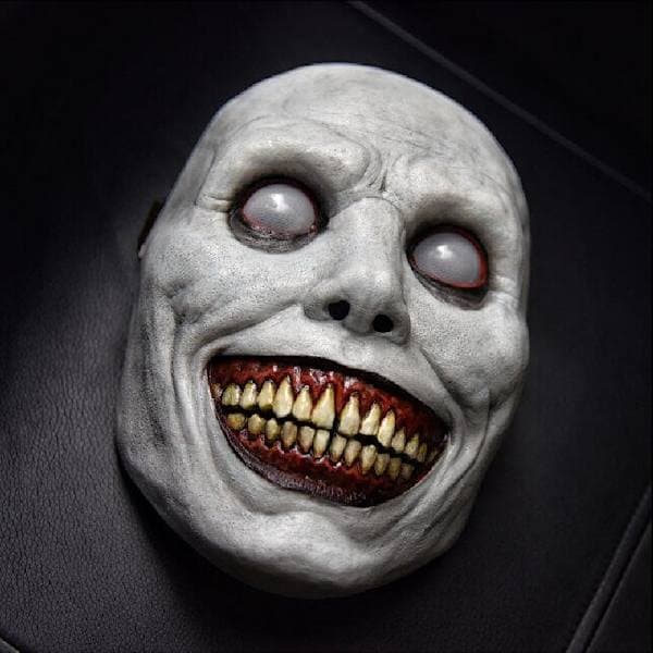 Halloween COS eksorcisme smilende horror maske i latex