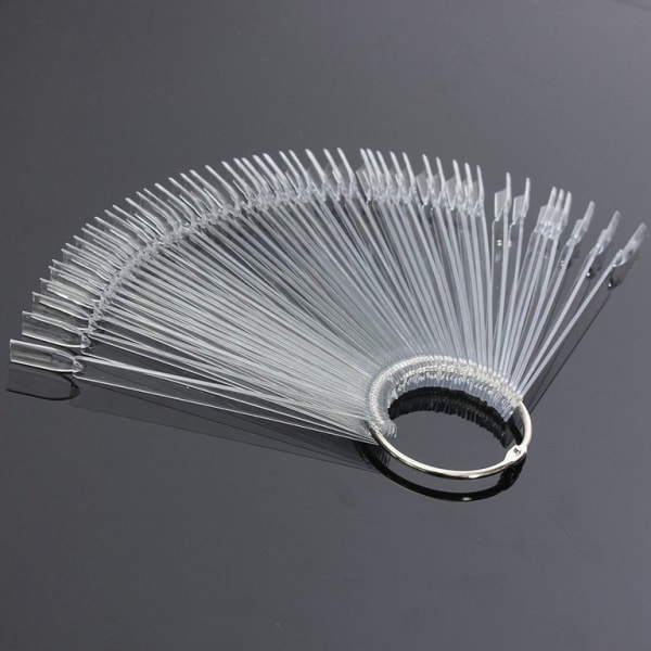Visningstips, fleksibelt prøvekart / display med tips i plexiglass