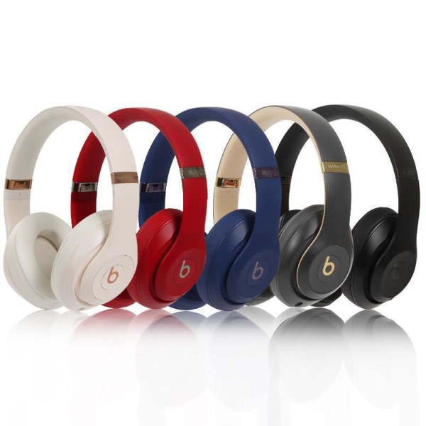 Bluetooth kuulokkeet Apple Magic Sound B urheilukuulokeadapteri valkokulta Beats Studio 3 Wireless white gold