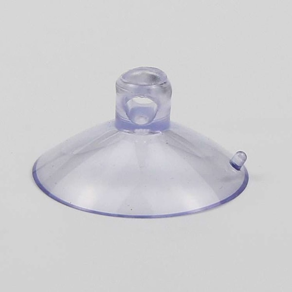 20 små sugproppar av transparent plast - 35mm Transparent