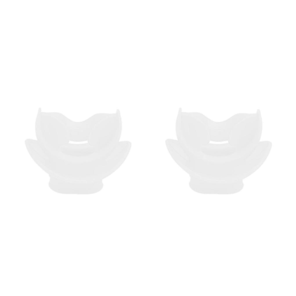 1/2/3/5 Sukellussuuttimen ja snorkkeliletkun suukappale valkoinen 5,1x5cm 2 sarjaa White 5.1x5cm 2Set