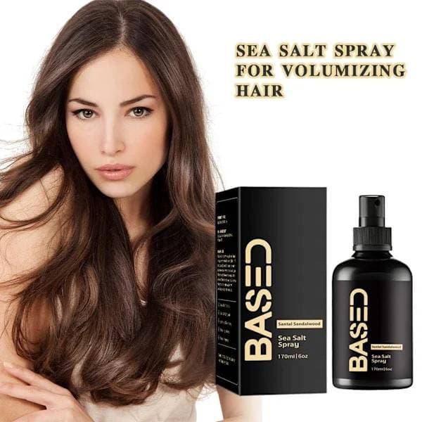 1-pak havsalt spray, naturligt let hold, lav glans, 200ml, sort ~2025!