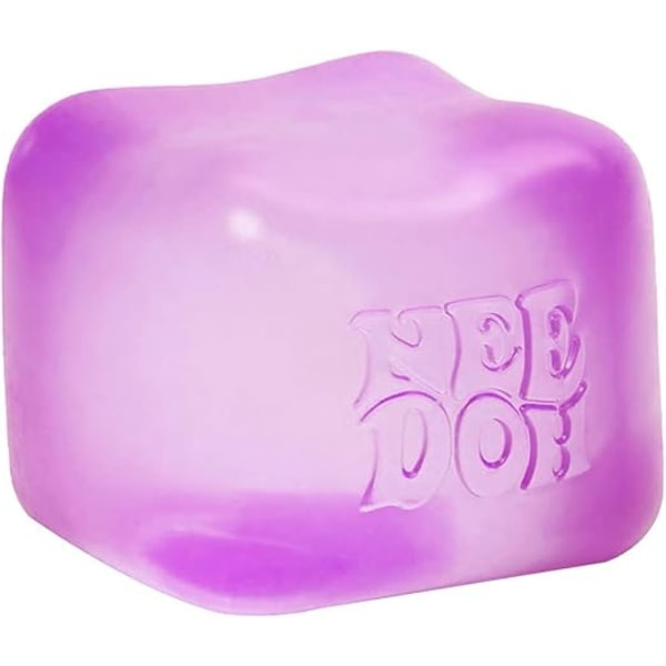 Schylling Nice Cube NeeDoh Stressbold - Sensorisk legetøj, angst- og stresslindring, tilfældig farve Random Color