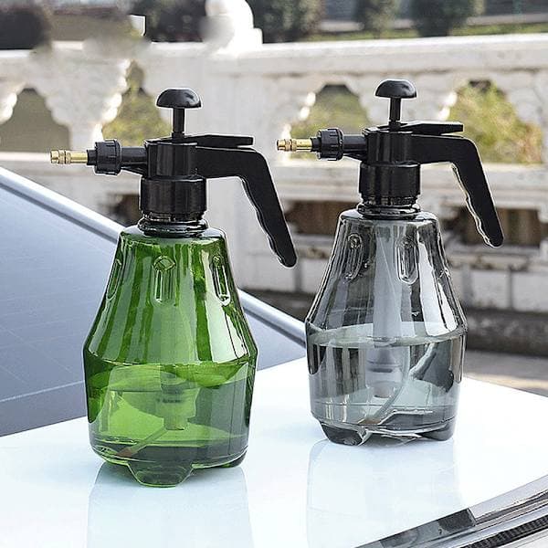 1.5L Håndtrykksprøyte Manuell Luftpumpe Hagedesinfeksjon mørk Grå 1500ml dark Gray