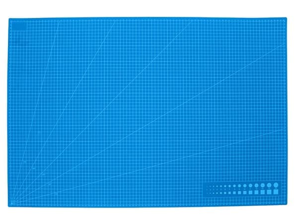 Skæremåtte - Selvreparerende (84x59 cm) Blå blå Blå blue