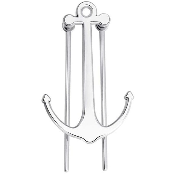 Anchor-kirjan sivunpidin, kädet vapaana lukemiseen tarkoitettu kirjanavaaja, kirjan auki pitävä työkalu, klassiset lukutarvikkeet Silver