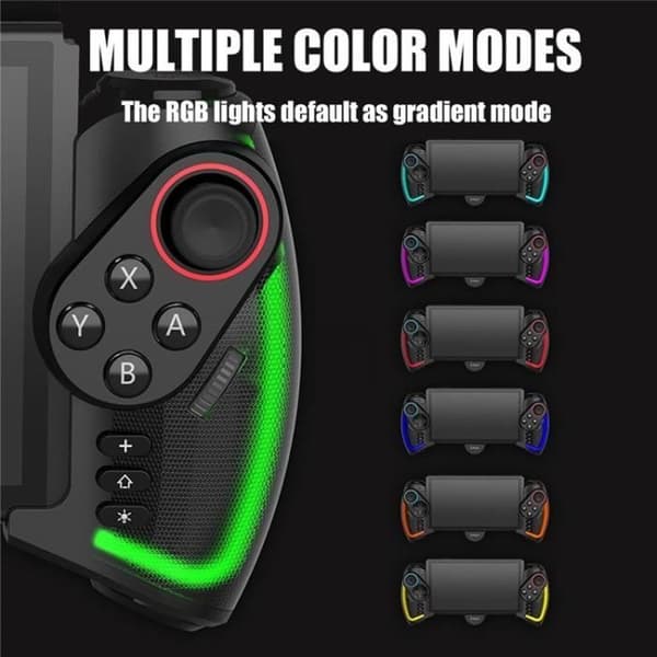 IPEGA PG-SW777S -ohjaimet Nintendo Switch/Switch OLED -pelikonsoleille, yhteensopiva Nintendo Switch -konsolin kanssa, valotoiminnolla