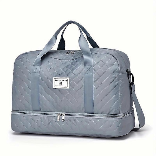Luksuriøs Oversized Duffel Bag - Stilfuld & Holdbar med Vandtæt Rum Multi-Funktionel Carr Blue